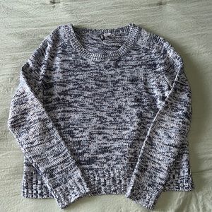 Blue & White Long Sleeve Sweater